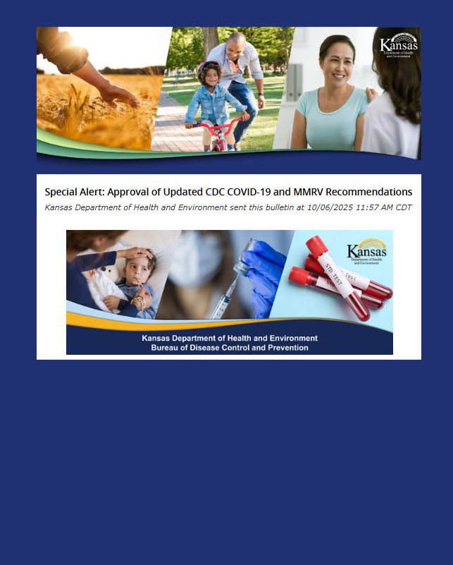 Special Alert: Approval of Updated CDC COVID-19 and MMRV Recommendations  - News Image